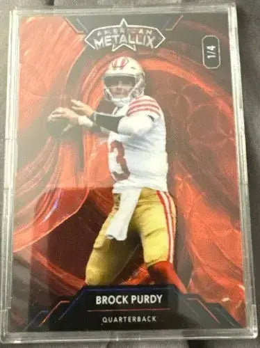 2024 Wild Card American Metallix BROCK PURDY SSP 1/4 San Fran 49ers Color Match! - Football Card Single