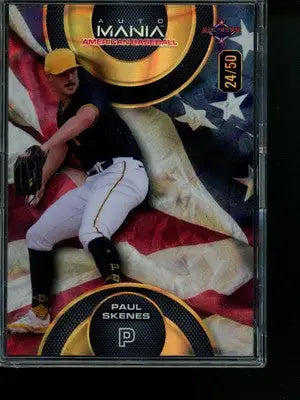 2024 Wild Card AutoMania American Baseball Paul Skenes #AMAC-PS3 24/50 Baseball - Baseball Card Single