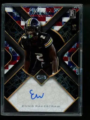 2024 Wild Card AutoMania Ennis Rakestraw #AMAT-ER 3/5 Football - Football Card Single