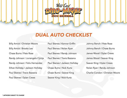 2024 Wild Card Dino-Might Baseball Hobby Box