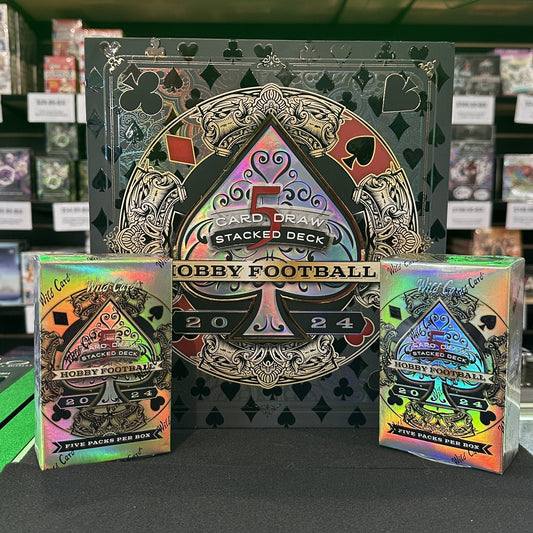 2024 Wild Card Five Card Draw Stacked Deck Football Hobby Box