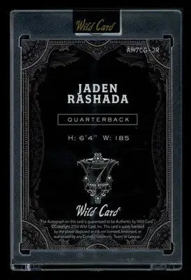 2024 Wild Card Jaden Rashada #AH7CG JR 4/5 Football