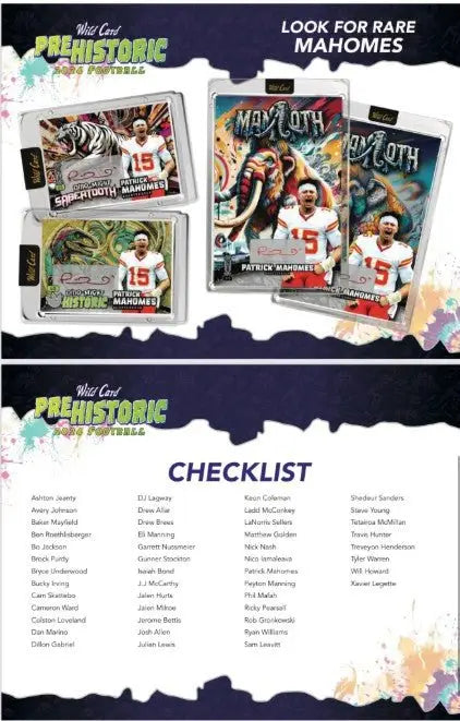 2024 Wild Card Pre-Historic Football Hobby Jumbo Box - Sports Card Hobby Boxes