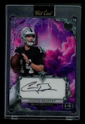 2024 Wild Card Card Studio Carter Bradley #AH7CE_CB 1/6 Football