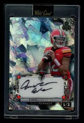 2024 Wild Card Card Studs Cameron Edge #AC70C CE 1/2 Football