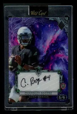 2024 Wild Card Card Studs Chandler Rogers #AD7CC_CR 5/6 Football