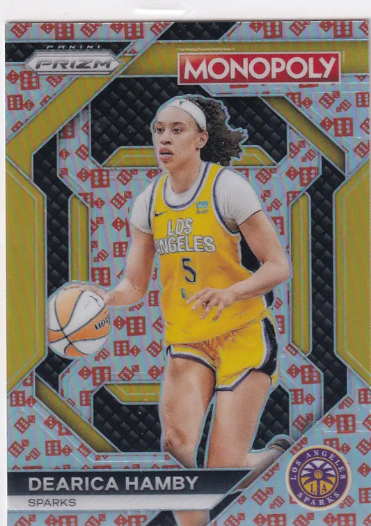 2024 WNBA MONOPOLY PRIZM #WNBA23 DEARCIA HAMBY DICE SP- LOS ANGELES SPARKS - Basketball Card Single