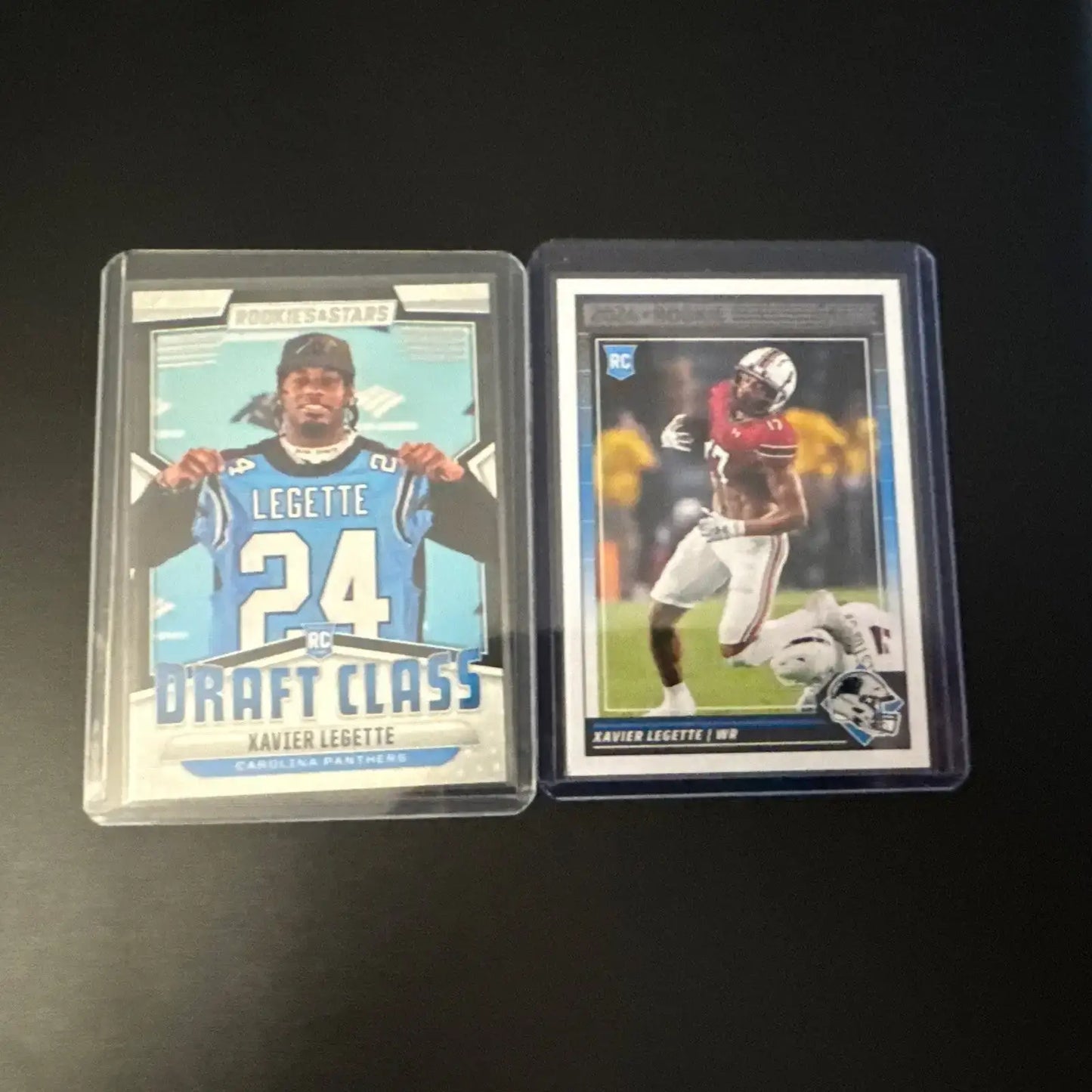 2024 Xavier Leggette 9 Card Lot RC Prizm Mosaic Donruss - Football Card Single