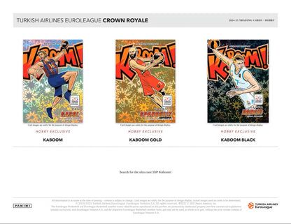 2024/25 Panini EuroLeague Crown Royale Basketball Hobby Box | Columbia Sports Cards & More