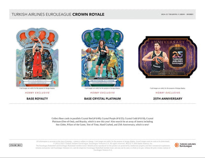 2024/25 Panini EuroLeague Crown Royale Basketball Hobby Box | Columbia Sports Cards & More