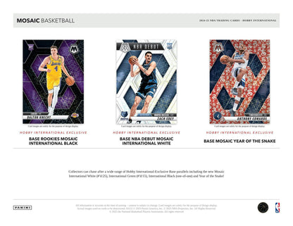 2024/25 Panini Mosaic Basketball International Hobby Box | Columbia Sports Cards