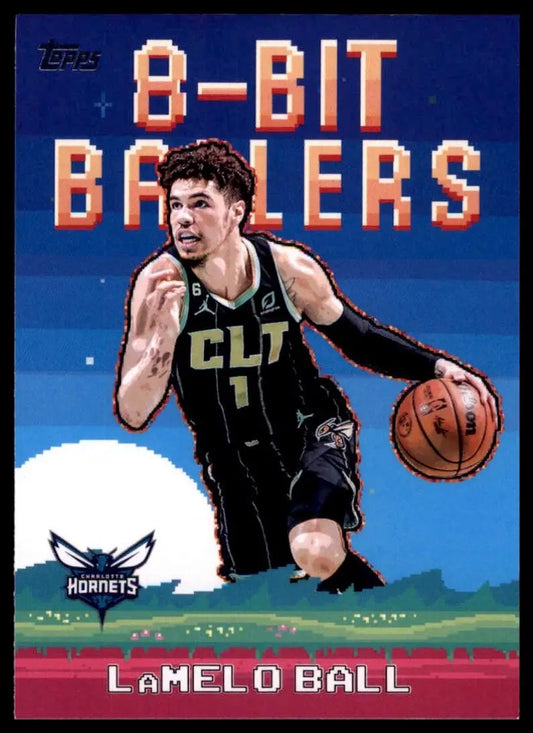 2025-26 8 Bit Ballers LaMelo Ball #8B-17 Charlotte Hornets Basketball Card NBA