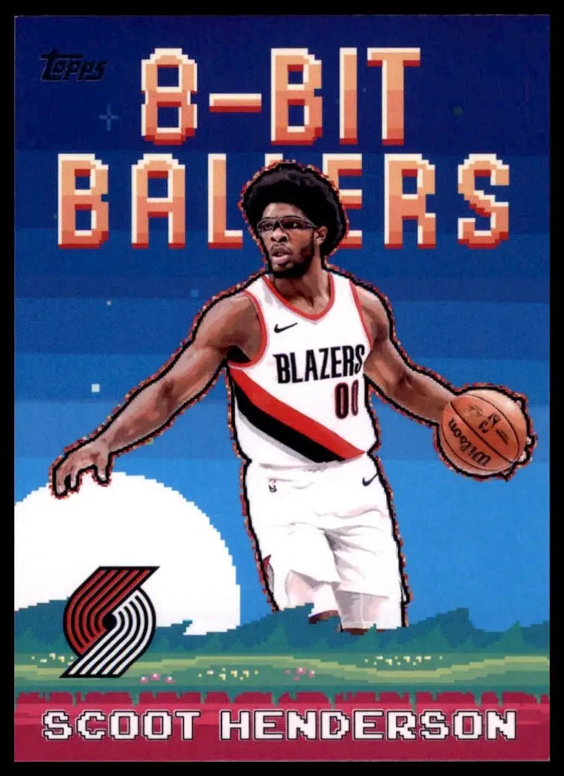 2025-26 8 Bit Ballers Scoot Henderson #8B-14 Portland Trail Blazers Basketball - Basketball Card Single