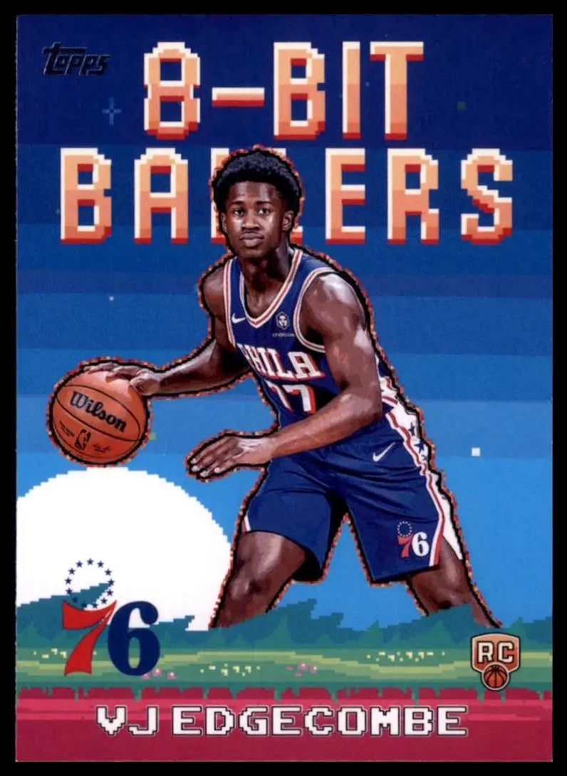 2025-26 8 Bit Ballers VJ Edgecombe Rookie #8B-33 Philadelphia 76ers Basketball - Basketball Card Single