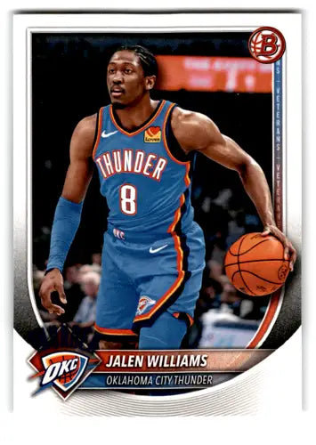 2025-26 Bowman #107 Jalen Williams NM-MT Thunder ID:82405 - Basketball Card Single