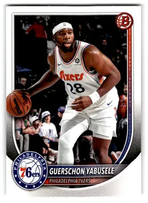 2025-26 Bowman #155 Guerschon Yabusele NM-MT 76ers ID:82415 - Basketball Card Single