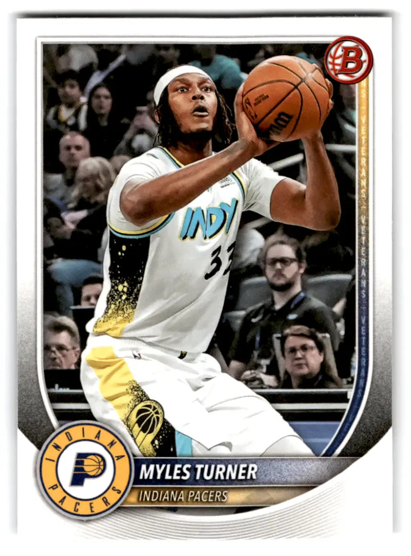 2025-26 Bowman #161 Myles Turner NM-MT Pacers ID:82417 - Basketball Card Single