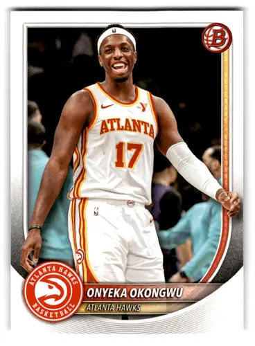 2025-26 Bowman #167 Onyeka Okongwu NM-MT Hawks ID:82421 - Basketball Card Single