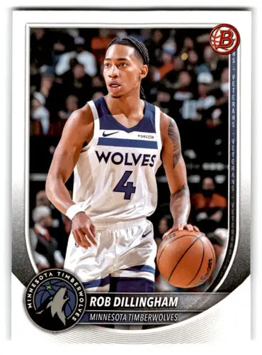 2025-26 Bowman #182 Rob Dillingham NM-MT Timberwolves ID:82427 - Basketball Card Single