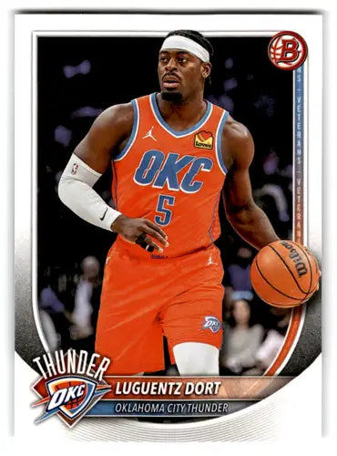 2025-26 Bowman #184 Luguentz Dort NM-MT Thunder ID:82429 - Basketball Card Single