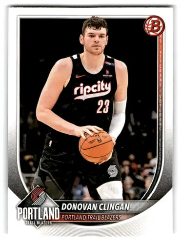 2025-26 Bowman #188 Donovan Clingan NM-MT Blazers ID:82430 - Basketball Card Single