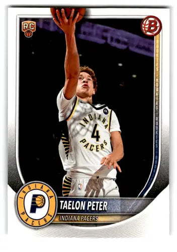 2025-26 Bowman #50 Taelon Peter NM-MT RC Rookie Pacers ID:82386 - Basketball Card Single