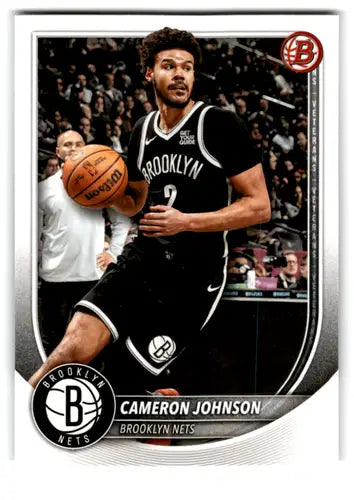 2025-26 Bowman #61 Cameron Johnson NM-MT Nets ID:82390 - Basketball Card Single