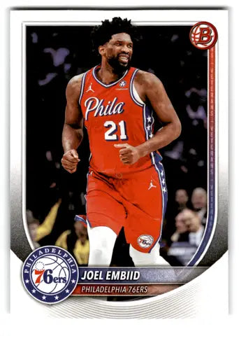 2025-26 Bowman #67 Joel Embiid NM-MT 76ers ID:82394 - Basketball Card Single