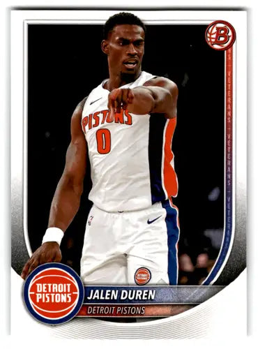 2025-26 Bowman #75 Jalen Duren NM-MT Pistons ID:82397 - Basketball Card Single