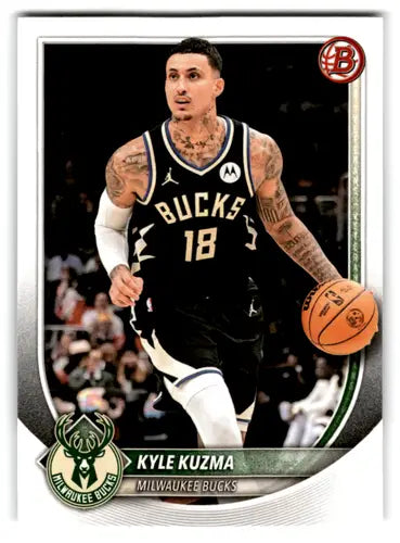 2025-26 Bowman #82 Kyle Kuzma NM-MT Bucks ID:82400 - Basketball Card Single