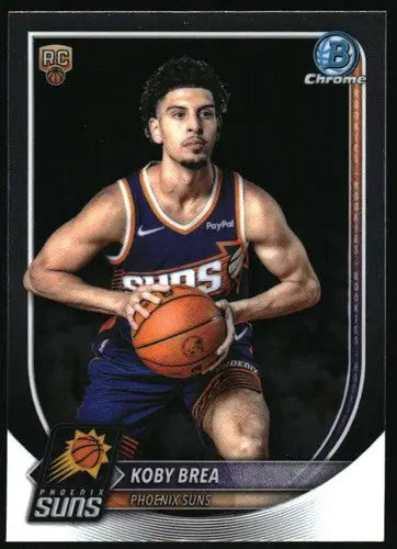 2025-26 Bowman Chrome #BCV-42 Koby Brea NM-MT RC Rookie Suns ID:82450 - Basketball Card Single