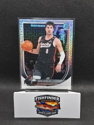 2025-26 Bowman Chrome - Deni Avdija - Mojo Refractor #BCV-187 - Basketball Card Single