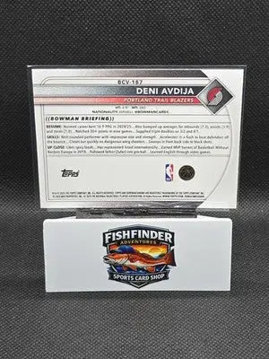 2025-26 Bowman Chrome - Deni Avdija - Mojo Refractor #BCV-187 - Basketball Card Single