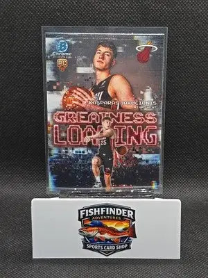 2025-26 Bowman Chrome Kasparas Jakucionis Greatness Loading GL-20 RC Heat - Basketball Card Single