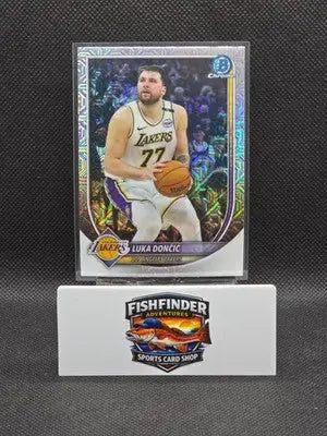 2025-26 Bowman - Chrome Luka Dončić #BCV-123 Mojo Refractor - Basketball Card Single
