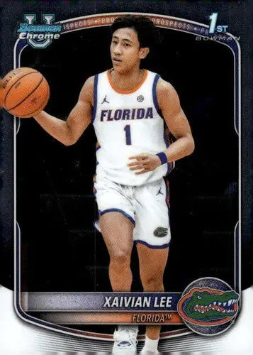2025-26 Bowman Chrome Prospects #BCP-28 Xaivian Lee NM-MT ID:82460 - Basketball Card Single
