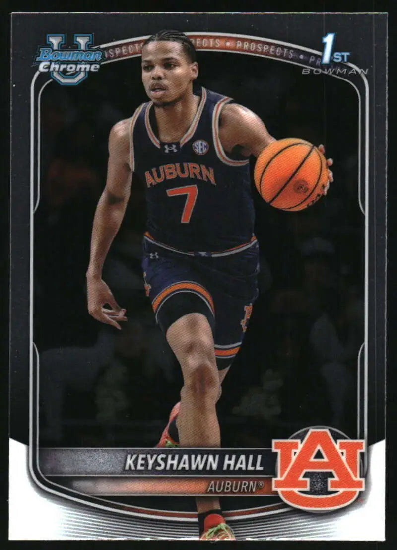 2025-26 Bowman Chrome Prospects #BCP-60 Keyshawn Hall NM-MT ID:82461 - Basketball Card Single