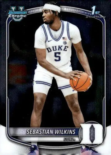 2025-26 Bowman Chrome Prospects #BCP-99 Sebastian Wilkins NM-MT ID:82464 - Baseball Card Single
