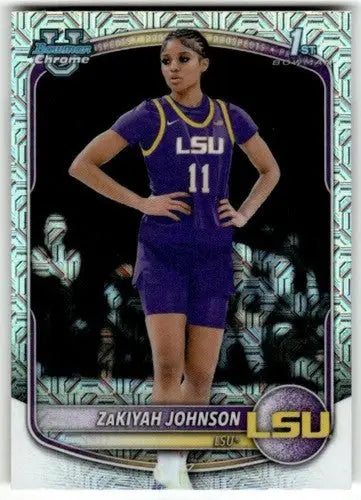 2025-26 Bowman Chrome Prospects Mojo #BCP-73 ZaKiyah Johnson NM Near Mi ID:83836