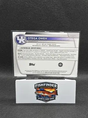 2025-26 Bowman - Chrome Prospects Otega Oweh #BCP-98 Mojo Refractor (RC)