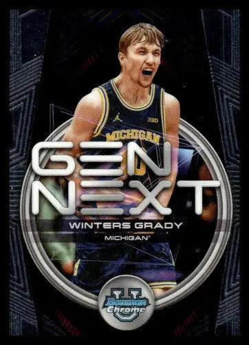 2025-26 Bowman Gen Next #GN-24 Winters Grady NM Near Mint ID:82700 - Basketball Card Single
