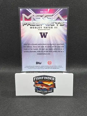 2025-26 Bowman Mega Prospects Wesley Yates III #MP-18 Mojo Refractor (RC) - Basketball Card Single