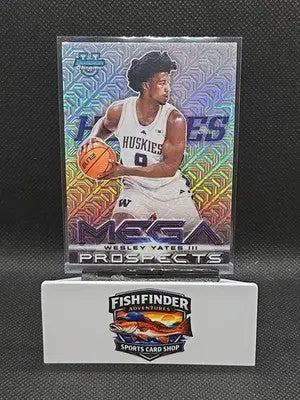 2025-26 Bowman Mega Prospects Wesley Yates III #MP-18 Mojo Refractor (RC) - Basketball Card Single