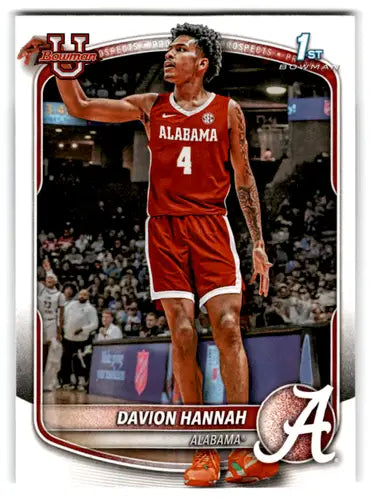 2025-26 Bowman Paper Prospects #BPP-46 Davion Hannah NM-MT ID:82440 - Baseball Card Single