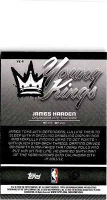 2025-26 Bowman #YK-9 James Harden Young Kings - Basketball Card Single