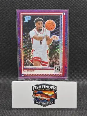 2025-26 Donruss Optic KJ Lewis #94 Purple Velocity /75 - Basketball Card Single