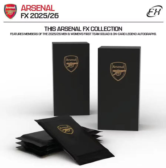 2025/26 Futera Arsenal FX Soccer Hobby Box - Soccer Card Box