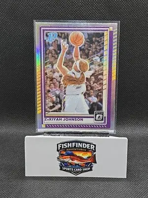 2025-26 Panini Donruss Basketball #60 Silver Holo Zakiyah Johnson - Basketball Card Single