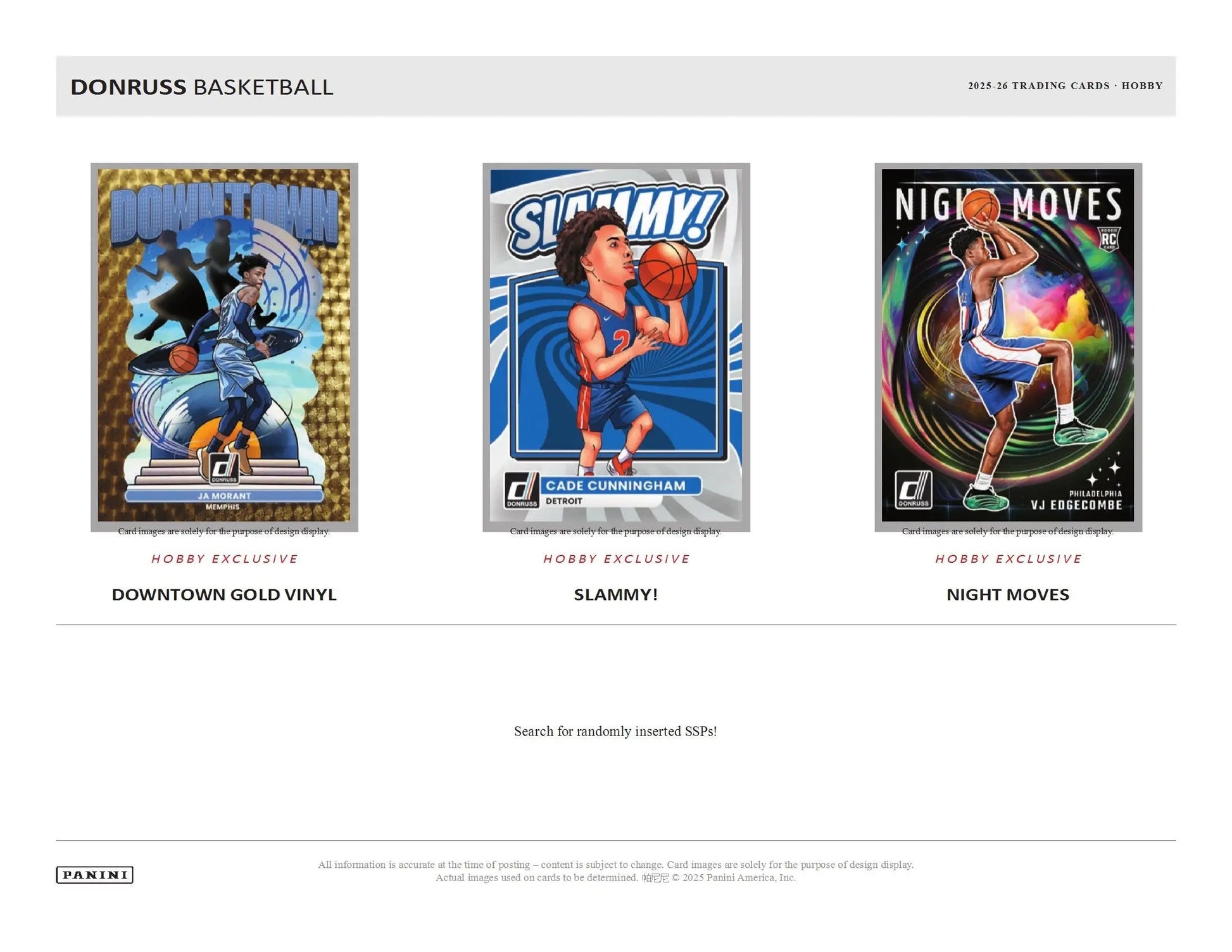 2025-26 Panini Donruss Basketball Hobby Box - Basketball Card Box