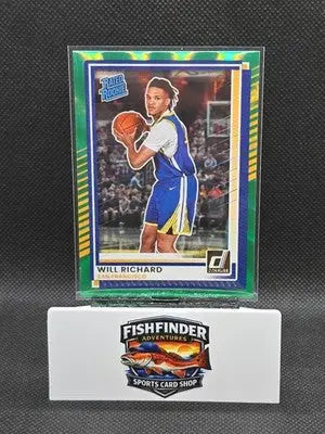 2025-26 Panini Donruss Basketball - Rookie Will Richard #41 Green Laser (RC) - Basketball Card Single
